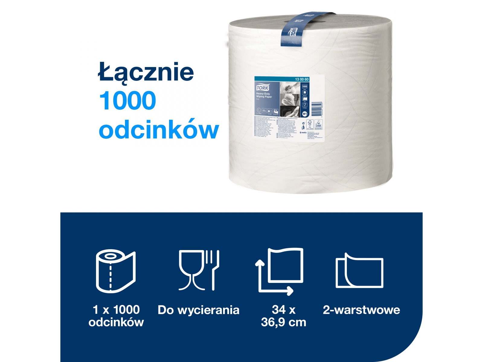 Czyściwo x1 Tork 130060 QD  Premium 2W 340mb